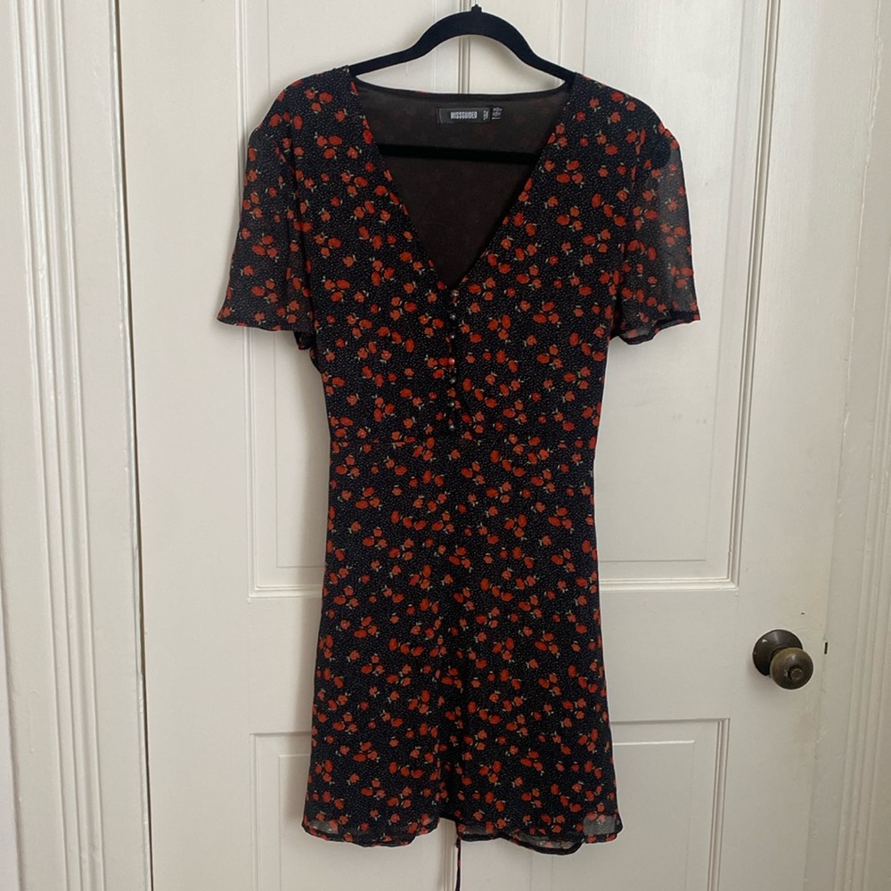 Floral effortless sun dress